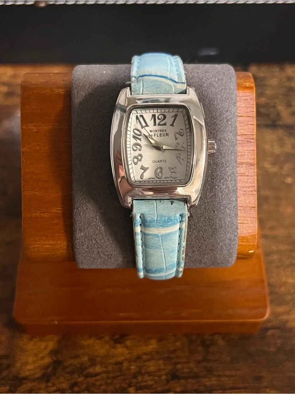 Light Blue -Strap Quartz Watch